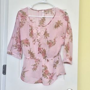 Xhilaration (Target Brand) Floral Top!