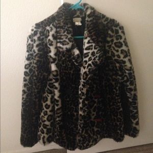 Faux fur coat