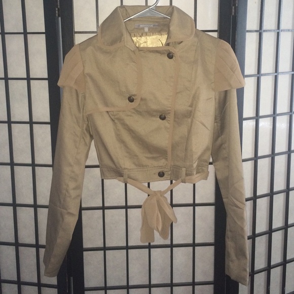 Crop Trench Jacket