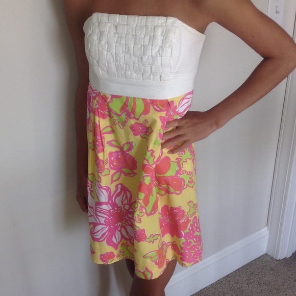Strapless Lilly Pulitzer dress