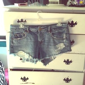 High rise shorties