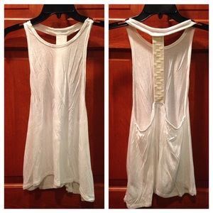 American Eagle Beaded Back Tank