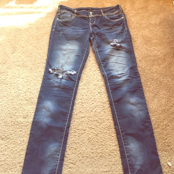 Almost famous Dark wash skinny Jeans