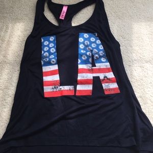 Black LA tank (NEVER WORN)