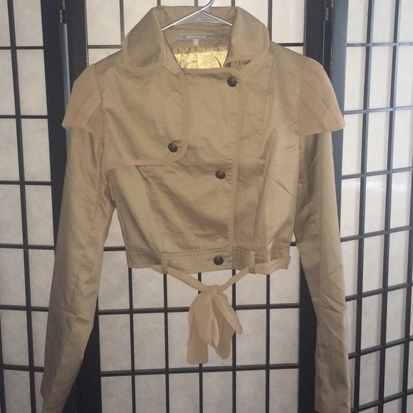 Cropped Trench Coat (M)