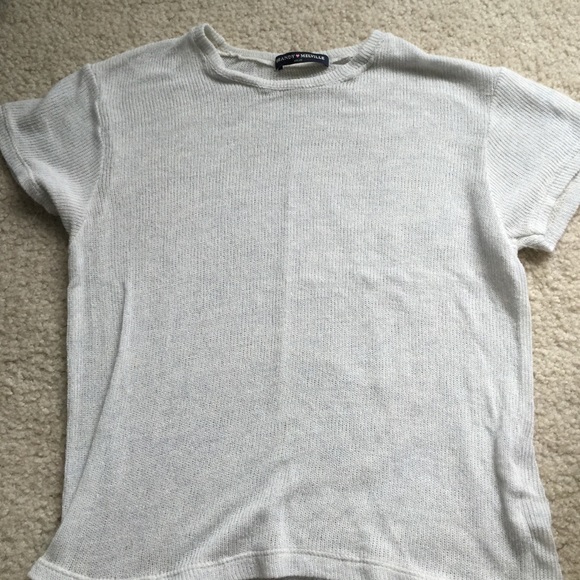 Brandy short sleeve knitted top