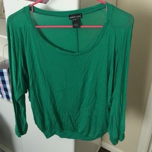 Wet Seal long sleeve dolman top