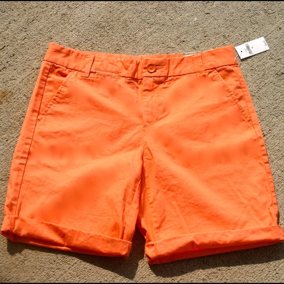 Gap Bright Orange Bermuda Shorts