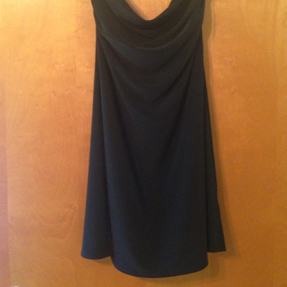 Black Strapless Dress