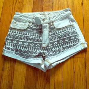 High waisted shorts
