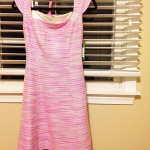 NWT Pink Lilly Pulitzer Striped Boucle Dress
