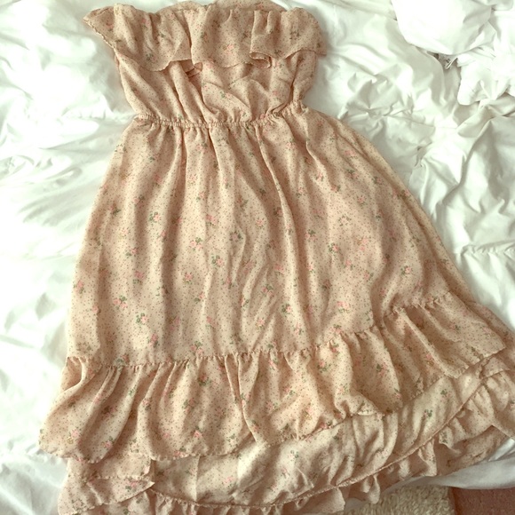 Floral hi-low dress size Small