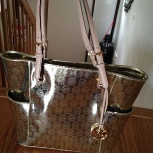 Metallic Gold Michael Kors Purse
