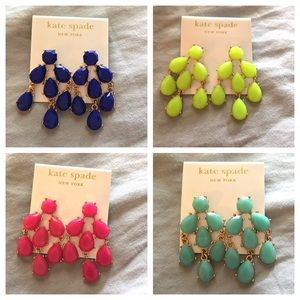 Kate Spade chandelier earrings