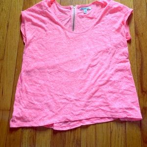 Coral shirt
