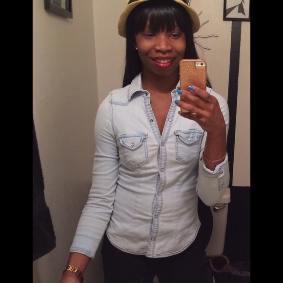 Light Wash Denim Shirt