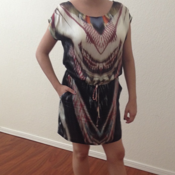 Twelfth Street 100% silk summer short dress