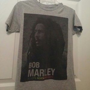 Bob Marley Gray Shirt