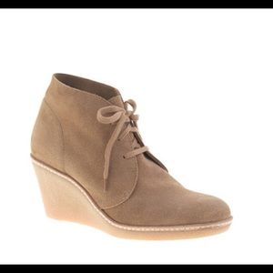 J Crew booties mink Size 8