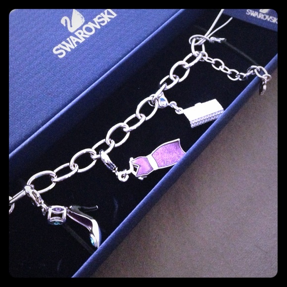 Swarovski charm bracelet