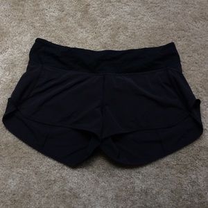 Lululemon black Speed shorts
