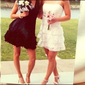 Sue Wong cream lace dress!!!