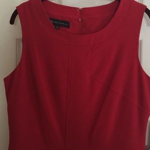 Ann Klein Red sleeveless dress. Size 12