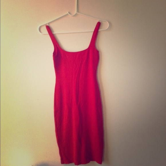 American Apparel red bodycon dress !!