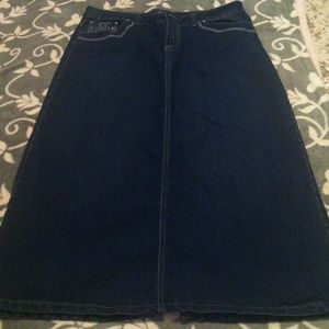 Denim skirt