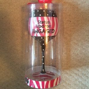 Engagement Wine Glass