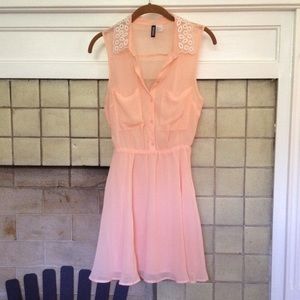 Peach/ light pink flowy dress