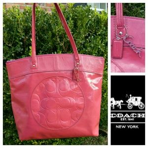 SOLD ELSEWHERE Coach Laura XL Pink Bag Tote