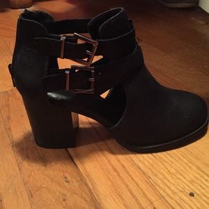 Chunky Heel Booties