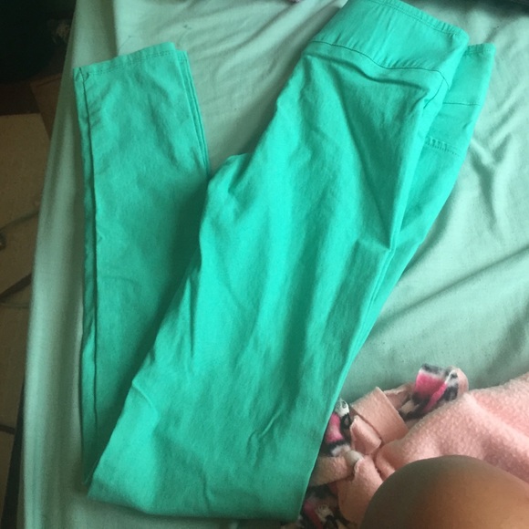 High waisted Green jeans! - Picture 1 of 3