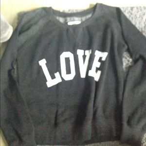 LOVE comfy sweatshirt