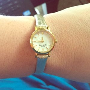 Kate Spade Tiny Metro Gold Watch