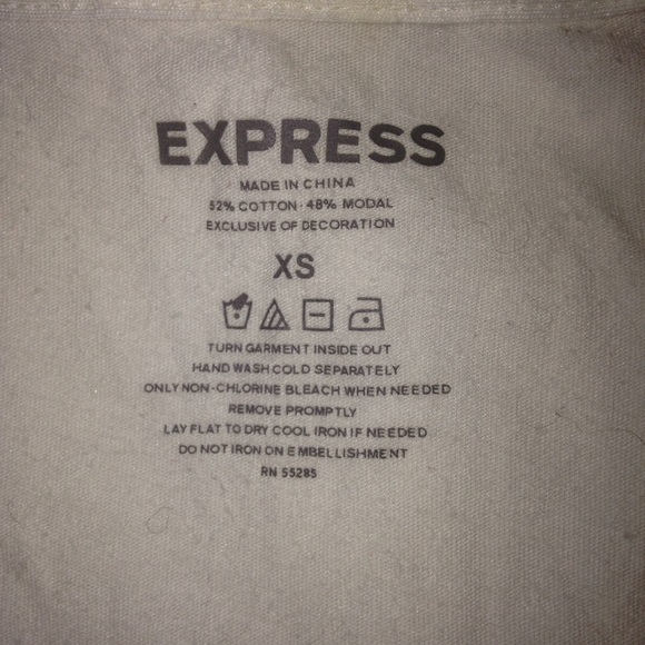 Express Gold Sequined Tee