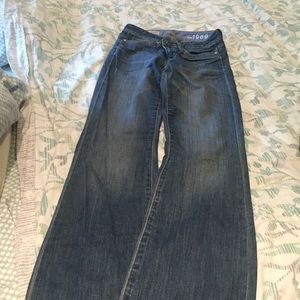 Gap long and lean bootcut jeans