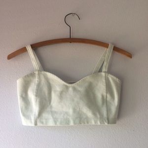RARE BRANDY Melville chiyo mint bralette