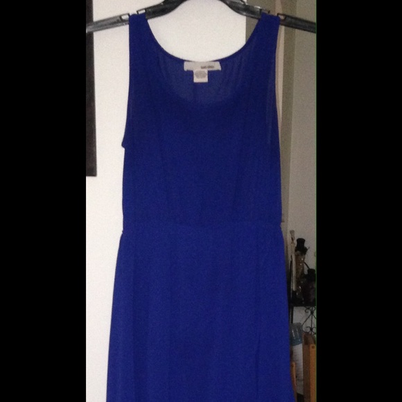 Royal Blue High Low Dress
