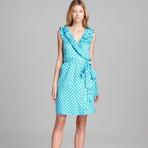 Kate Spade Aubrey silk blend wrap dress