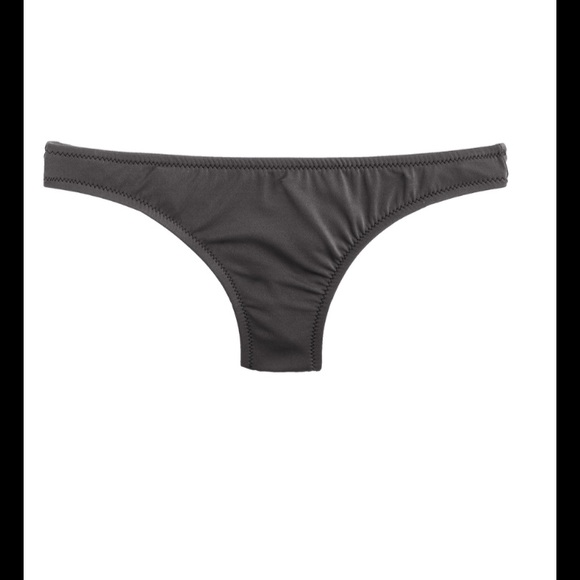 J Crew Lowrider Black Bikini Bottom NWT