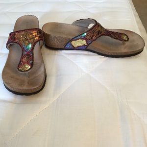 Embellished Wedge Sandal