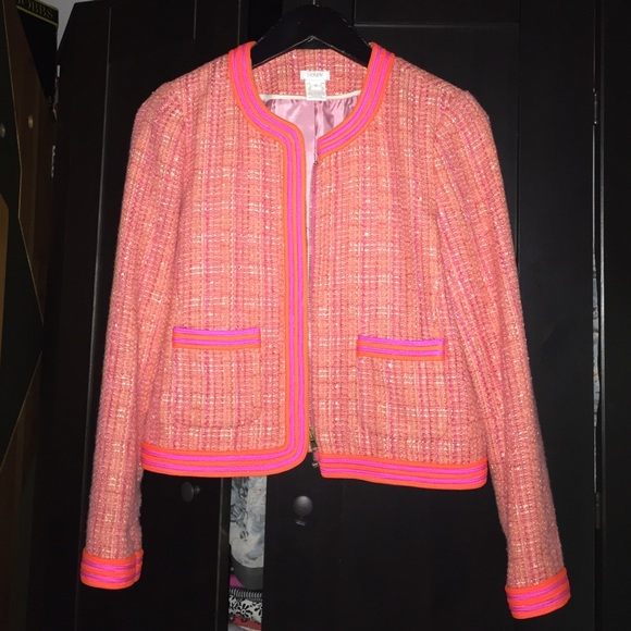 J. Crew Jackets & Blazers - J.crew plaid Boucle tweed jacket J. Crew Jackets & Blazers - J.crew plaid Boucle tweed jacket
