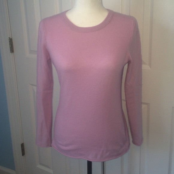 J. Crew Sweaters - J.Crew cashmere light purple sweater size M