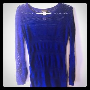Blue sweater/cover up!