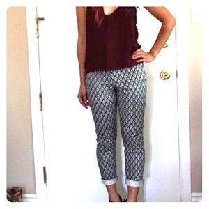 Printed trousers