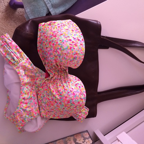 Purse and bathing suit