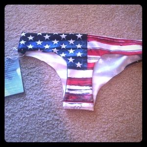 American flag bikini bottom