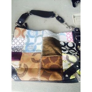 Multi Pattern Coach Bag/Purse